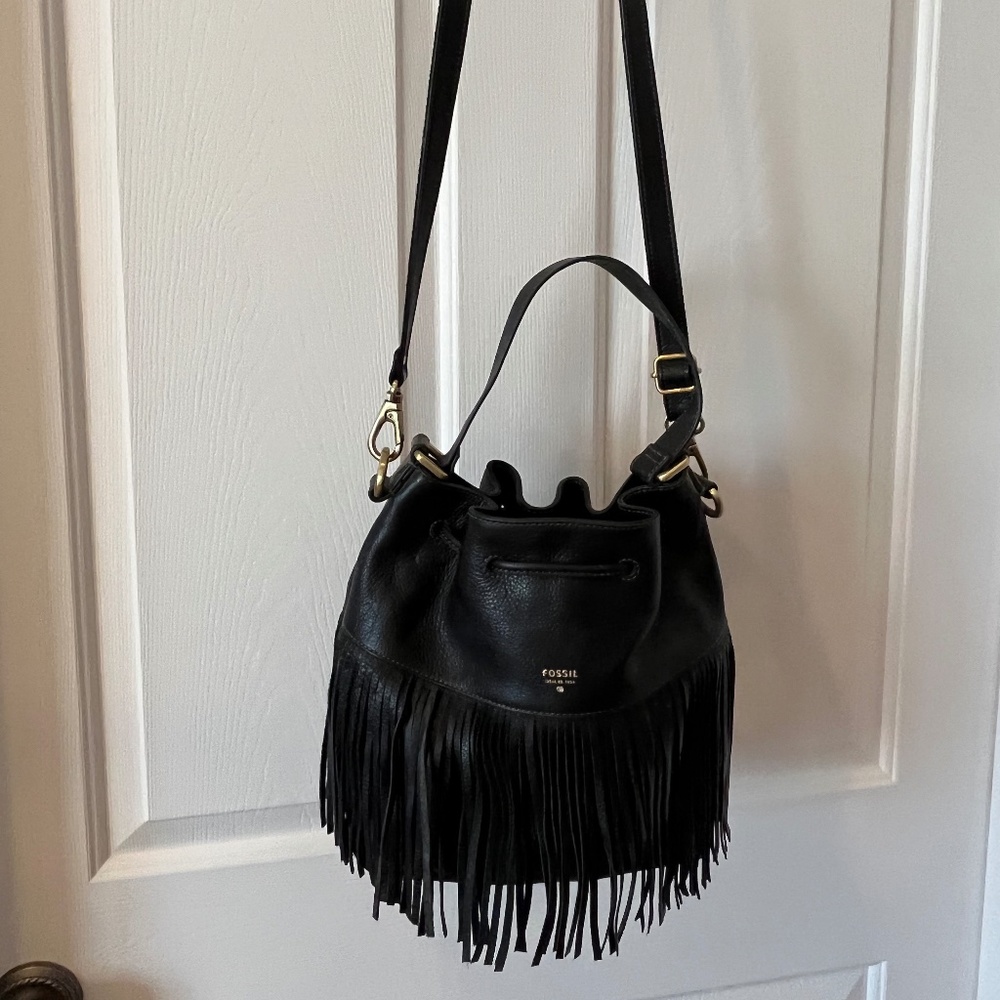 Fossil Brown Leather Handbag